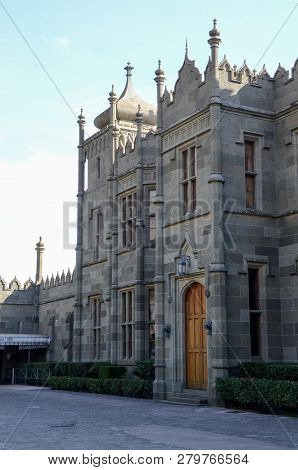 Northern Facade Of Vorontsov, Alupka, Palace, Crimea