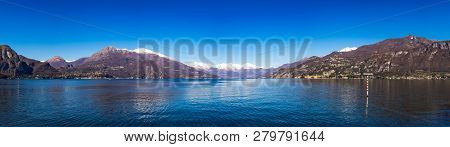 View On Lake Como As Seen From Bellagio, Lombardy, Italy