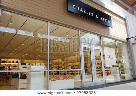 Genting Highlands, Malaysia- Dec 03, 2018: Charles & Keith Store In Genting Highlands, Malaysia. Cha