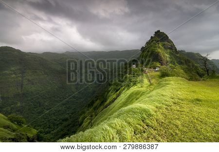 Varandha Ghats A Mountain Passage On The Crest Of The Western Ghats With Scenic Waterfalls, Lakes An