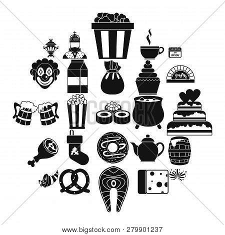 Lavishness Icons Set. Simple Set Of 25 Lavishness Icons For Web Isolated On White Background