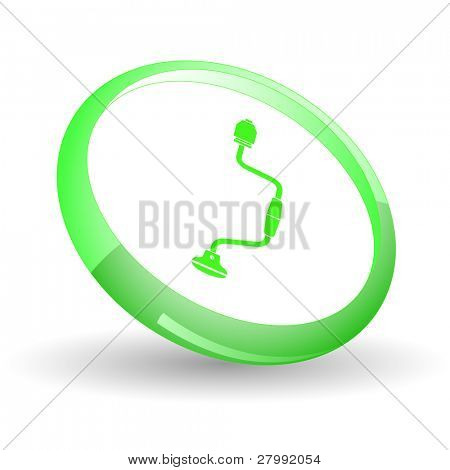 Trapano a mano. Vector icon.