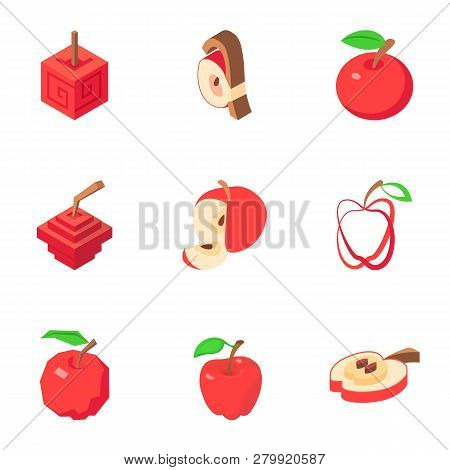 Ordnance Yard Icons Set. Isometric Set Of 9 Ordnance Yard Icons For Web Isolated On White Background