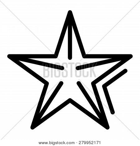 Sea Star Icon. Outline Illustration Of Sea Star Icon For Web Design Isolated On White Background