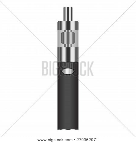 Electric Cigarette Icon. Realistic Illustration Of Electric Cigarette Icon For Web Design