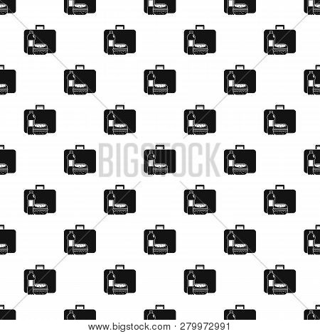 Business Lunch Pattern Seamless Repeat Geometric For Any Web Design