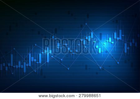 Candle Stick Graph Chart Of Stock Market Investment Trading. Stock Market Data. Trend Of Graph. Stoc