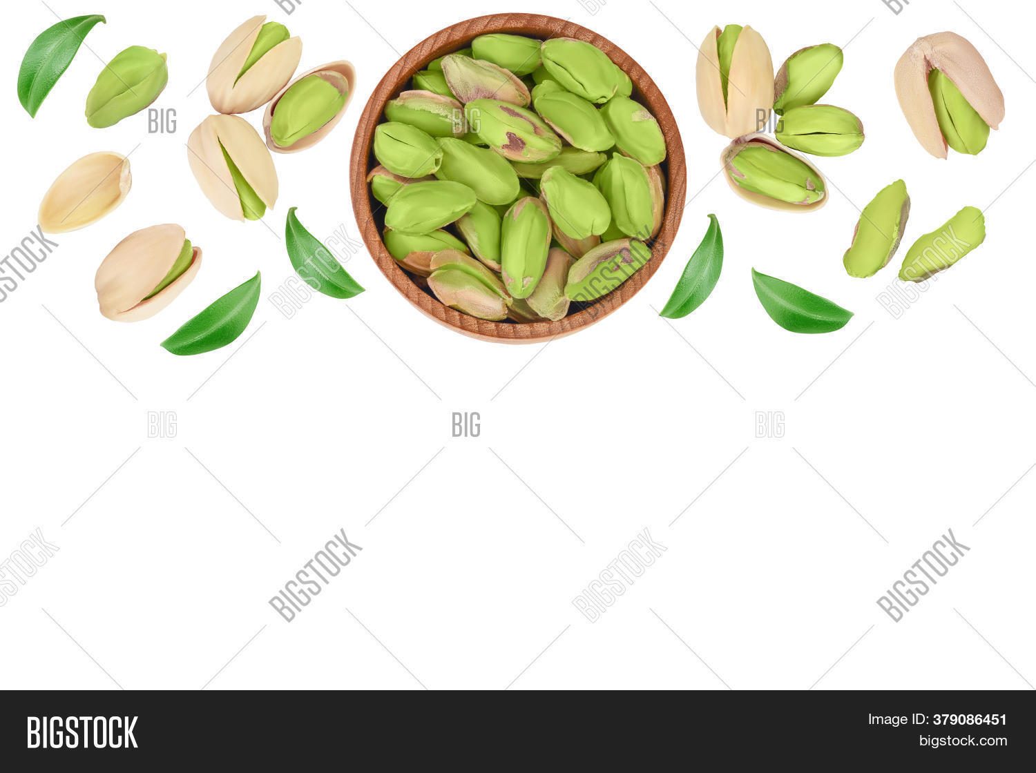 Pistachio Wooden Bowl Image & Photo (Free Trial) Bigstock