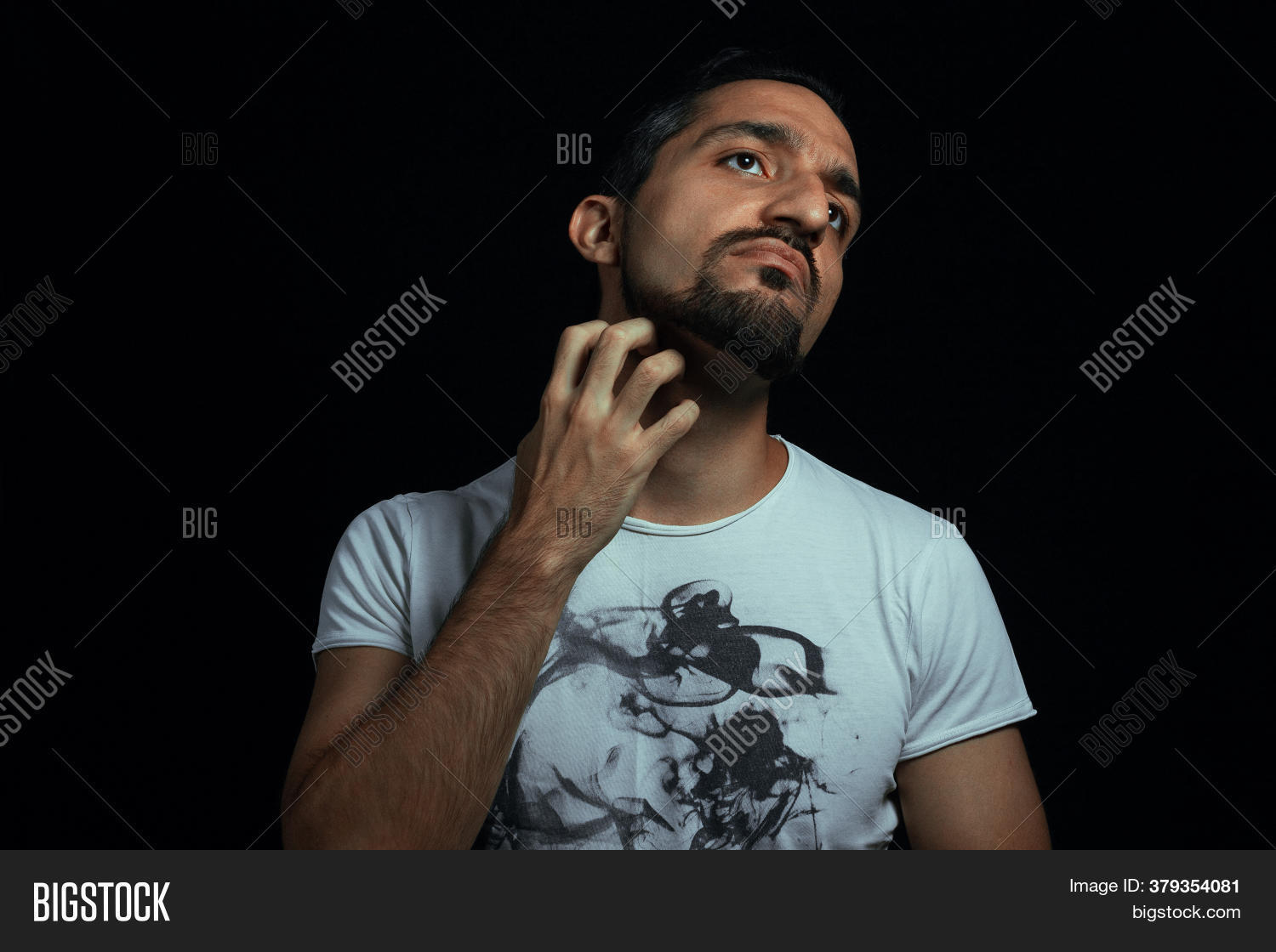 Scratch Your Neck. Guy Image & Photo (Free Trial) Bigstock