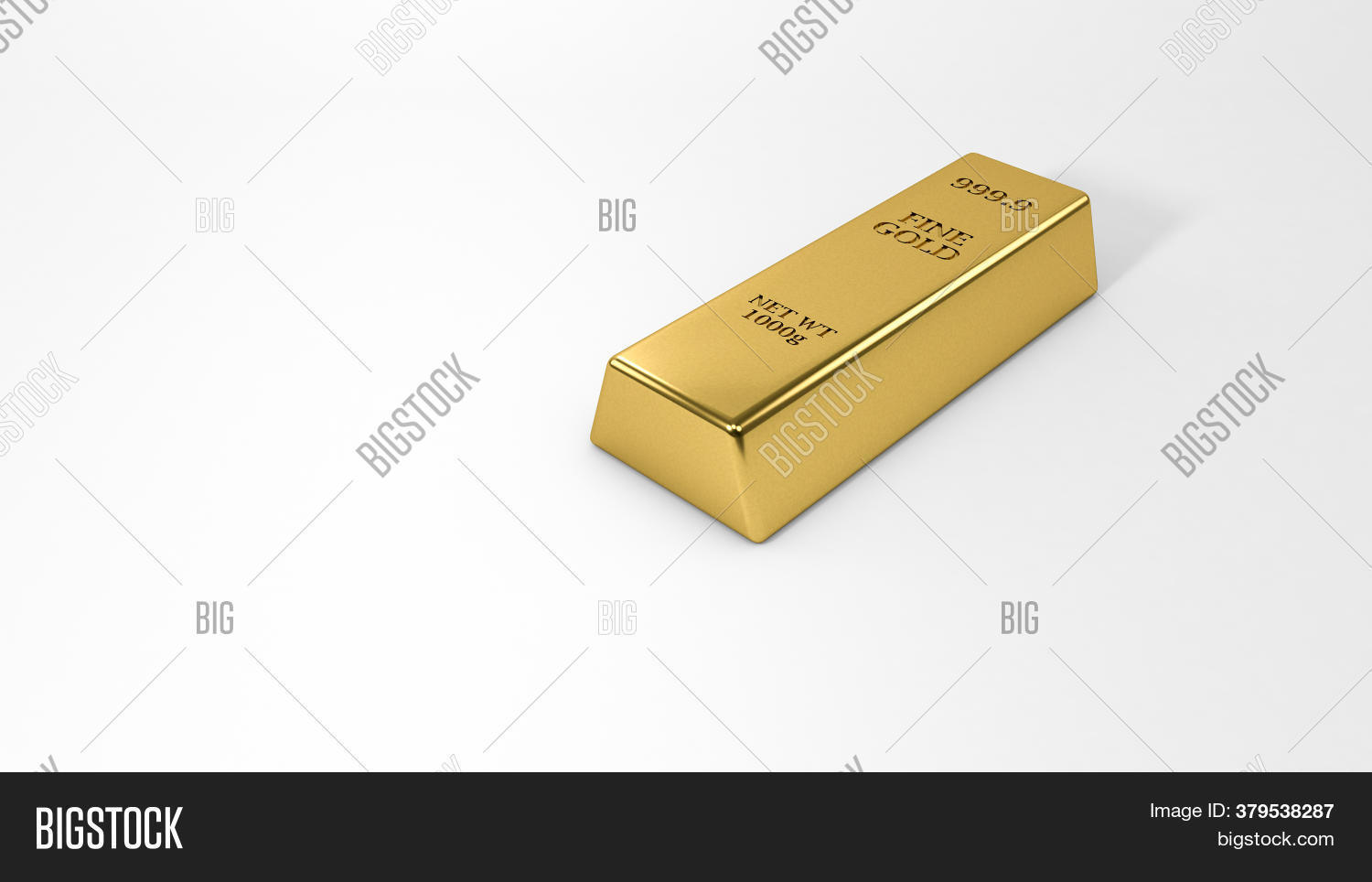 Gold Bar Isolated On Image & Photo (Free Trial) Bigstock