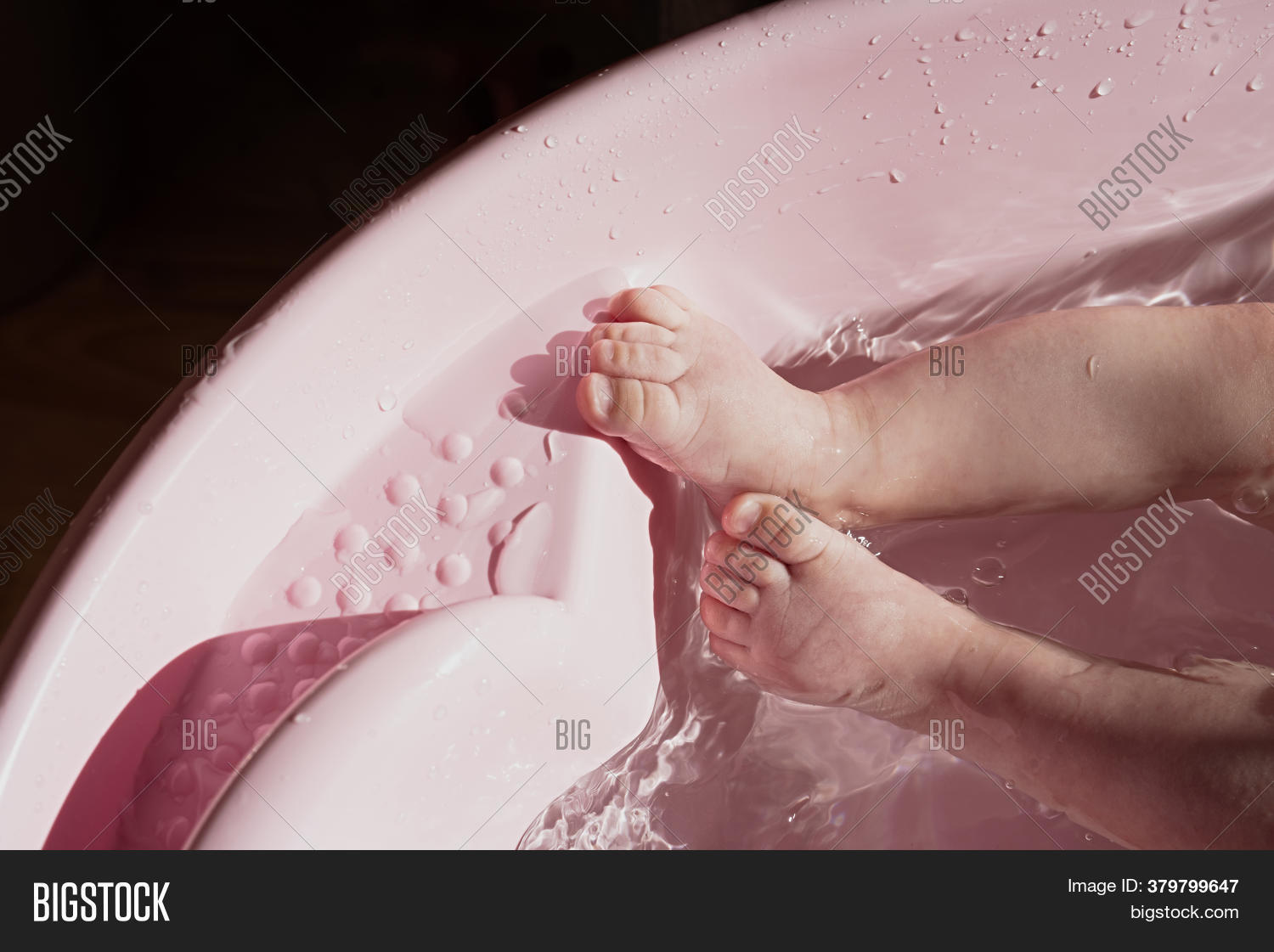 Safe Bathing Baby Image & Photo (Free Trial) Bigstock