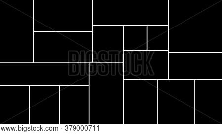 Collage Frames Boards. Vector Frames Templates Collage For Photo Or Illustration.
