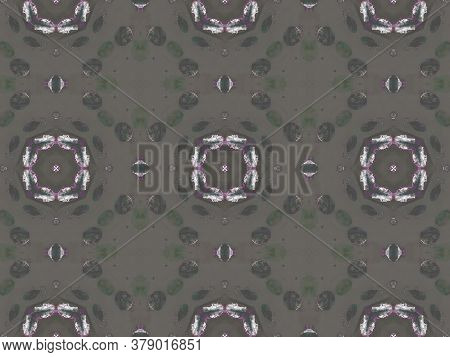 Portuguese Decorative Tiles. Dark Petal Mosaic Backdrop. Portuguese Decorative Tiles Background. Bot
