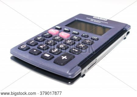 Utter Pardesh , India - Calculator , A Picture Of Calculator In Noida 13 July 2020