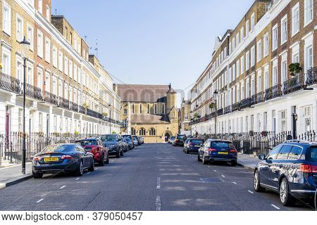 June 2020. London. Milner Street In Knightsbridge, London, England Uk Europe