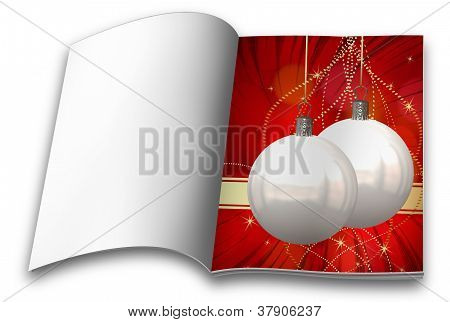 Boules de Noël isolé livres d'images