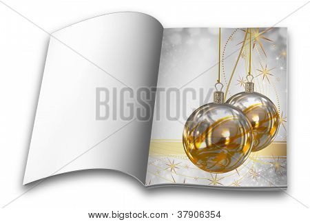 Boules de Noël isolé livres d'images