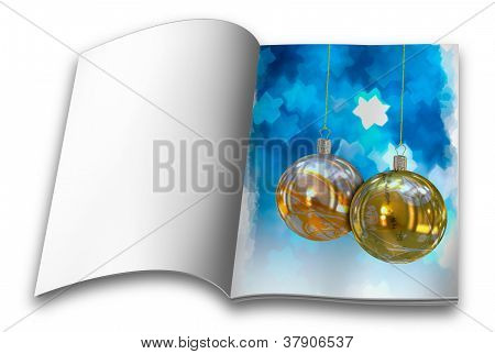 Boules de Noël isolé livres d'images