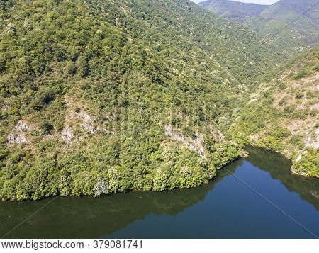 Aerial View Of Krichim Reservoir, Rhodopes Mountain, Plovdiv Region, Bulgaria