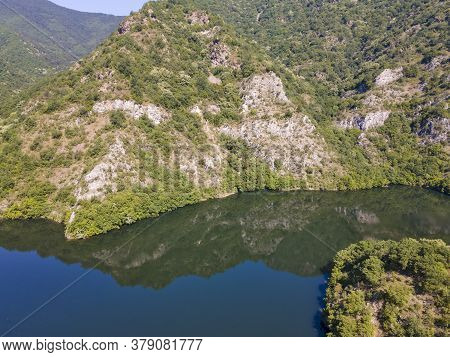Aerial View Of Krichim Reservoir, Rhodopes Mountain, Plovdiv Region, Bulgaria