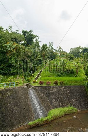 Jatiluwih, Bali Indonesia - April 22, 2013: View Of Jatiluwih Mountain Region Of Bali Island. The Pl