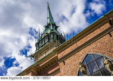 April 22, 2018, Stockholm, Sweden. German Church (tyska Kyrkan Or Sankta Gertrud, Xiv Century) In  S