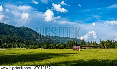 Summer Day In An Alpine Valley Of Friuli Venezia-giulia, Italy