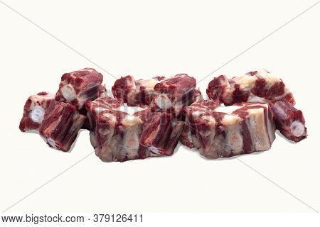 Butchers Tail Cleaned And Cut Into Pieces