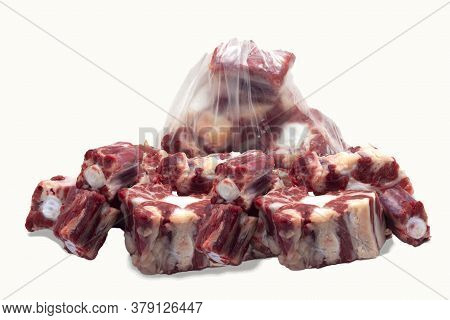 Butchers Tail Cleaned And Cut Into Pieces