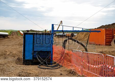 Hydraulic Power Unit For Construction Works On Gas-transmission Pipeline In Bulgaria. Gas Pipeline T