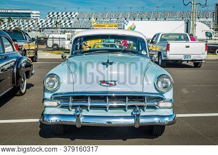 Daytona Beach, Fl / Usa - March 25, 2018: 1954 Chevrolet 210 2-door Coupe At The Spring 2018 Daytona