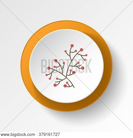 Berries Color Icon. Elements Of Winter Wonderland Multi Colored Icons. Premium Quality Graphic Desig
