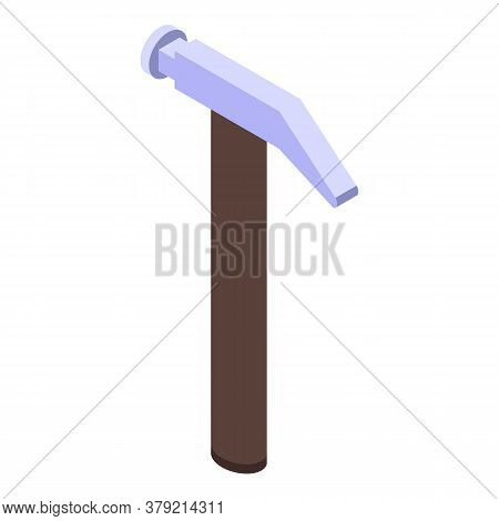 Shoe Repair Hammer Icon. Isometric Of Shoe Repair Hammer Vector Icon For Web Design Isolated On Whit