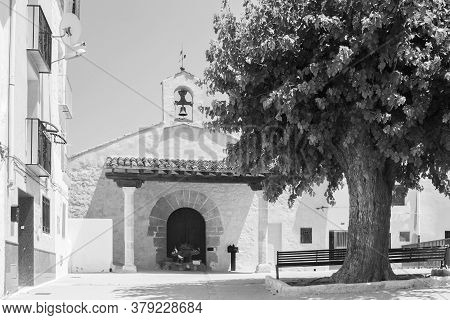 Chelva, Spain - June 29, 2020: View From The Empty Streets Of The Village In Summer After Covid-19 L