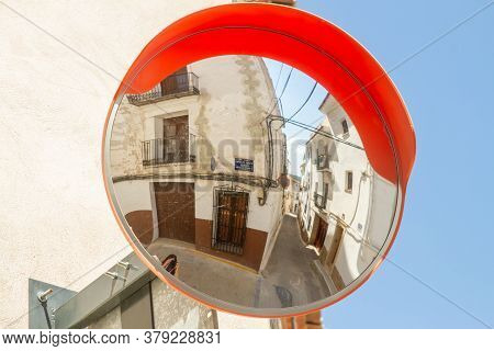 Chelva, Spain - June 29, 2020: View From The Empty Streets Of The Village In Summer After Covid-19 L
