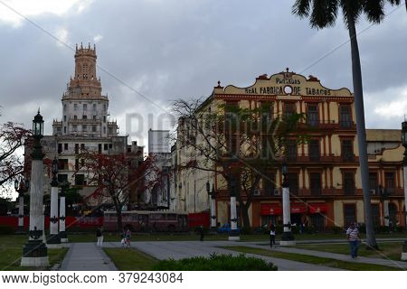 Havana, Cuba, February 2011: Real Fabrica De Tabacos Partagas Cigar Factory In Havana, Cuba