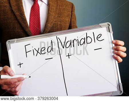 Mentor Shows The Fixed And Variable Costs Difference.
