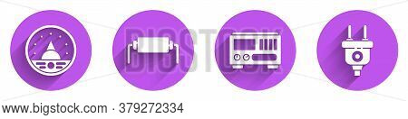 Set Ampere Meter, Multimeter, Voltmeter, Resistor Electricity, Electrical Measuring Instruments And 