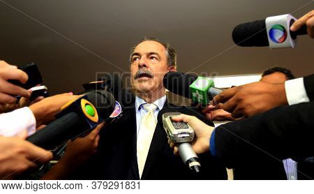 Salvador, Bahia / Brazil - October 27, 2015: Aloisio Mercadante, Minister Of Education Event In The 