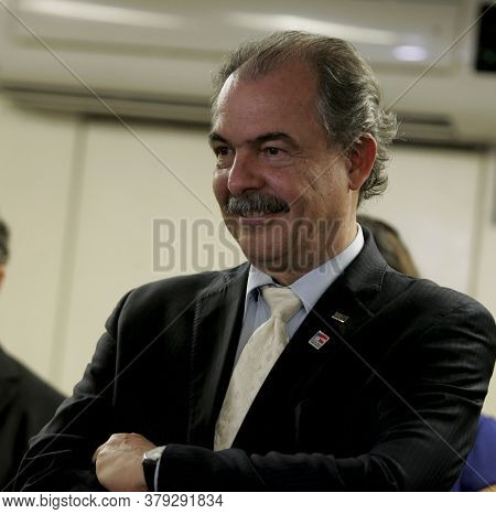 Salvador, Bahia / Brazil - October 27, 2015: Aloisio Mercadante, Minister Of Education Event In The 
