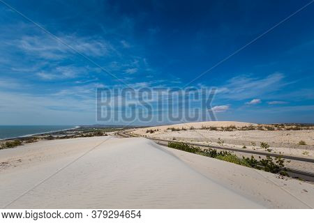 White Sand Dunes Between Mui Ne And Phan Rang