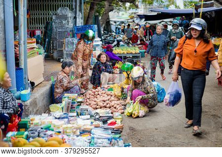 Fish Market Cho In Phan Rang, Vietnam
