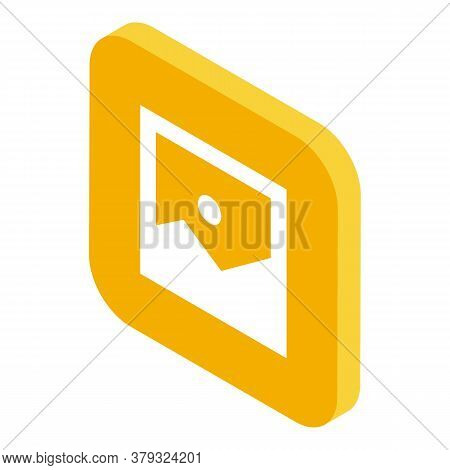 Picture Operating System Icon. Isometric Of Picture Operating System Vector Icon For Web Design Isol
