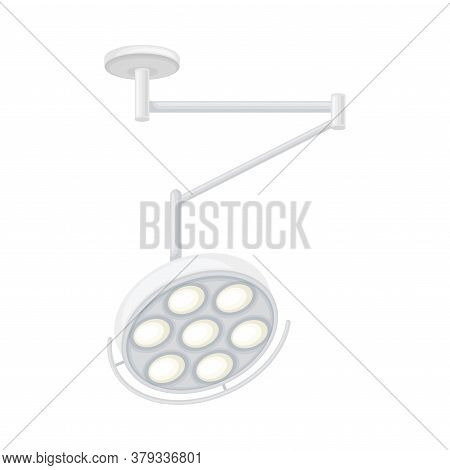 Surgical Light Or Operating Light For Assisting During Surgical Procedure Vector Illustration
