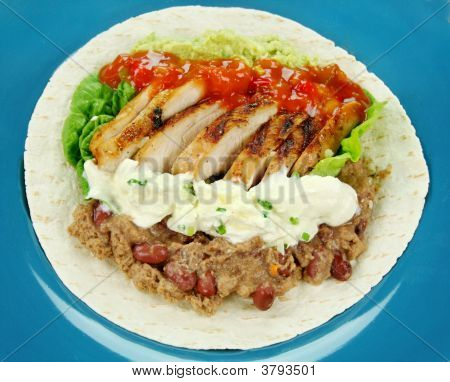 Pollo aperto Tortilla