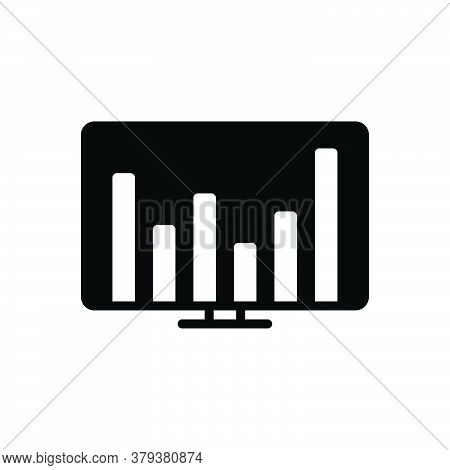 Black Solid Icon For Financial-data Financial Data Commercial Economic Monetary Pecuniary Graphic St