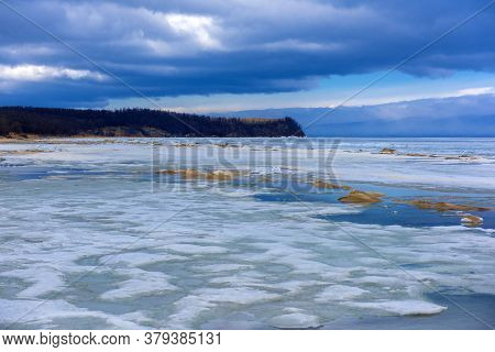 Melting In May On Baikal Ice,