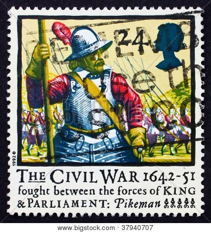 Postage stamp GB 1992 Pikeman