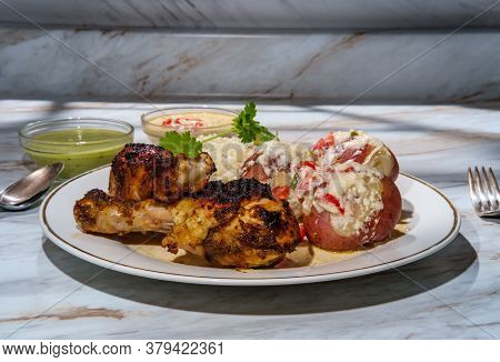 Colombian Potatoes Rice Chicken