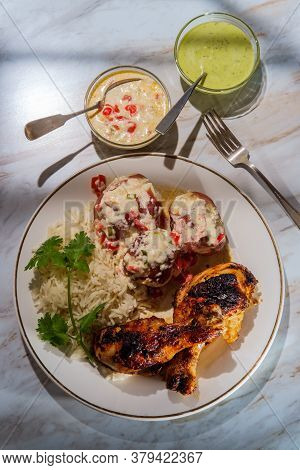 Colombian Potatoes Rice Chicken
